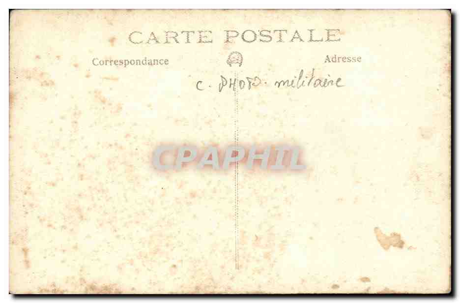 CARTE PHOTO Soldats Militaria — Rückseite