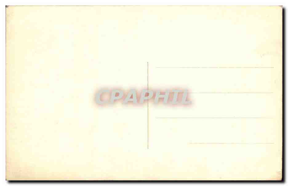 CARTE PHOTO — Rückseite