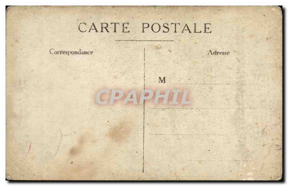 CARTE PHOTO Femme — Rückseite