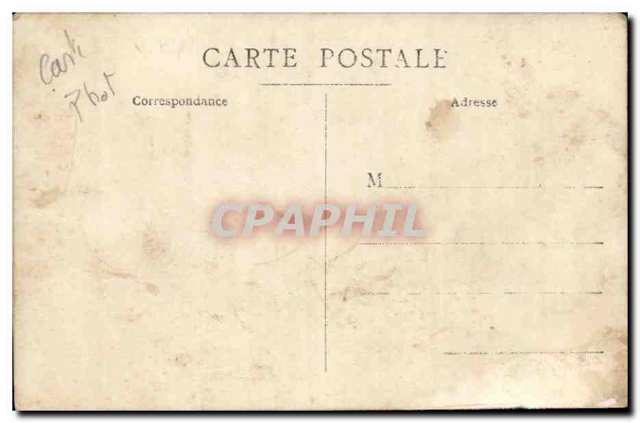 CARTE PHOTO Militaria soldats — Rückseite