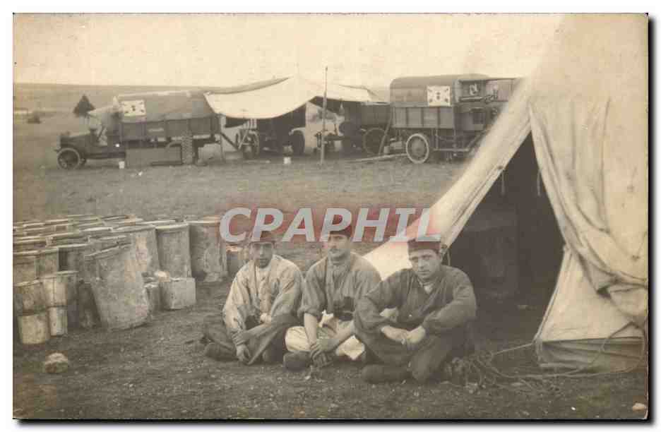 CARTE PHOTO Militaria Soldats