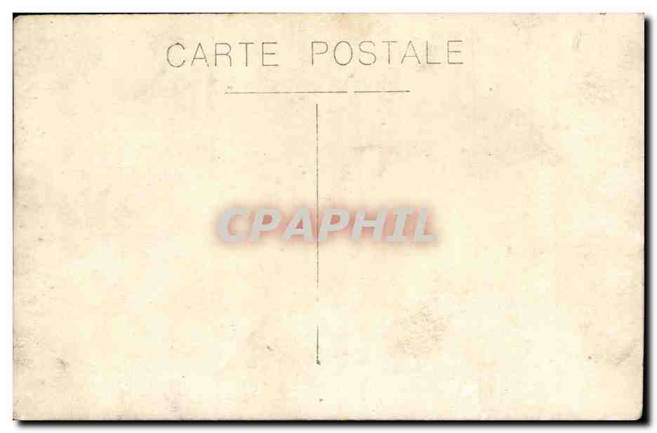 CARTE PHOTO Folklore costume  — Verso