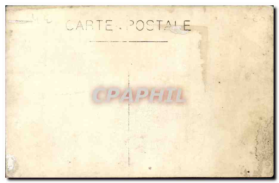 CARTE PHOTO Carnaval Ane donkey mule folklore — Rückseite