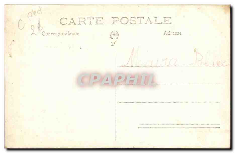 CARTE PHOTO Enfant au cerceau — Rückseite