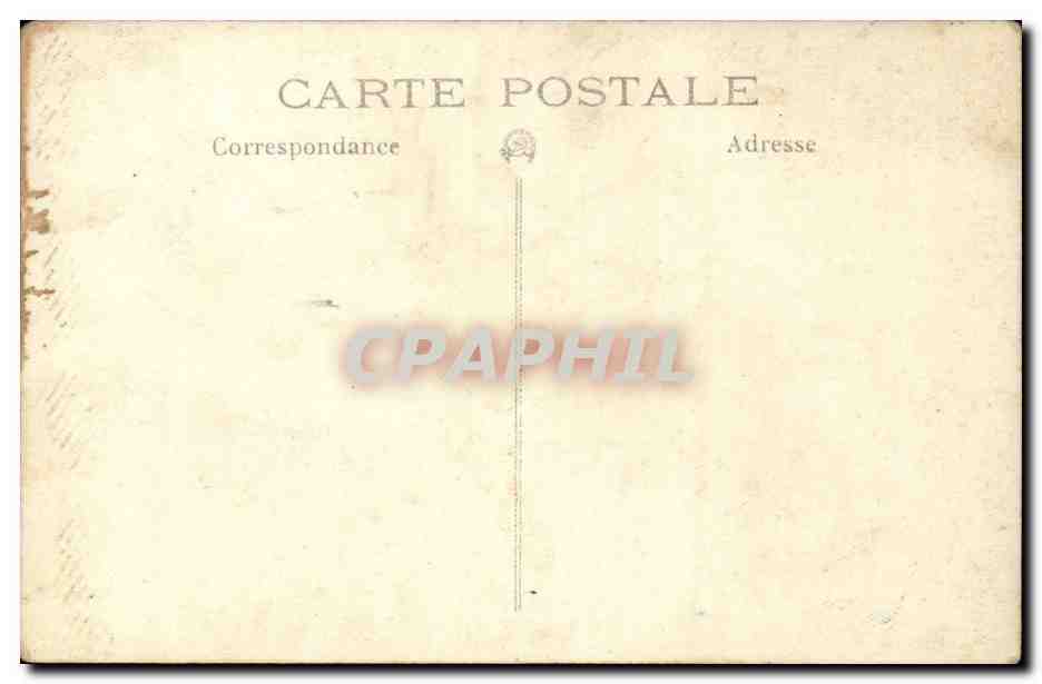 CARTE PHOTO Enfant en communiante — Verso