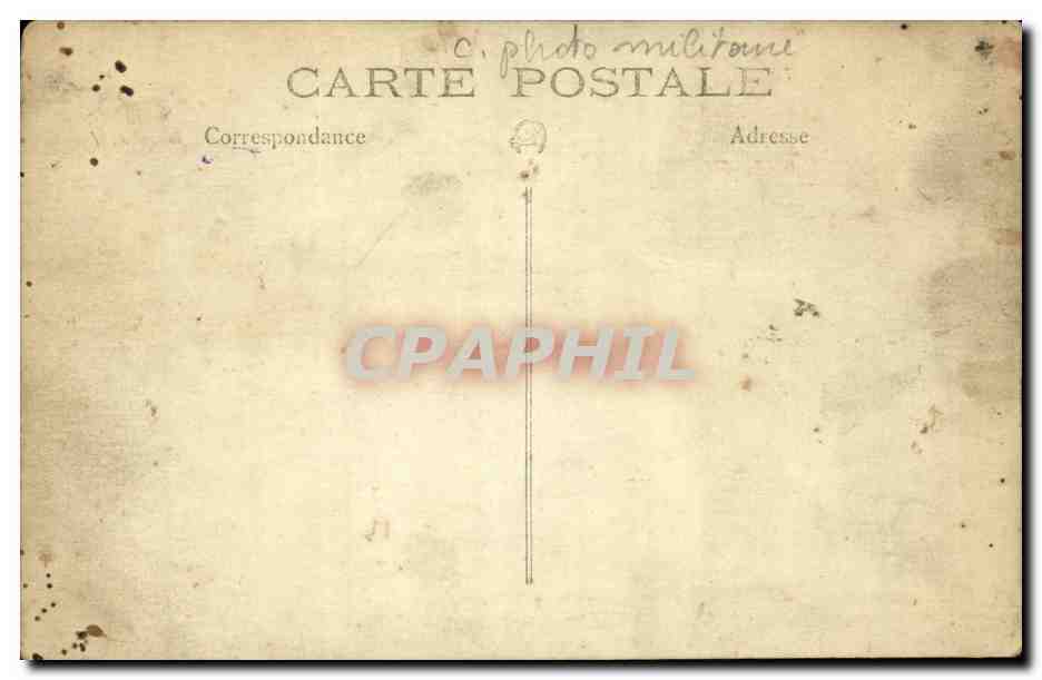 CARTE PHOTO Militaires Militaria — Rückseite