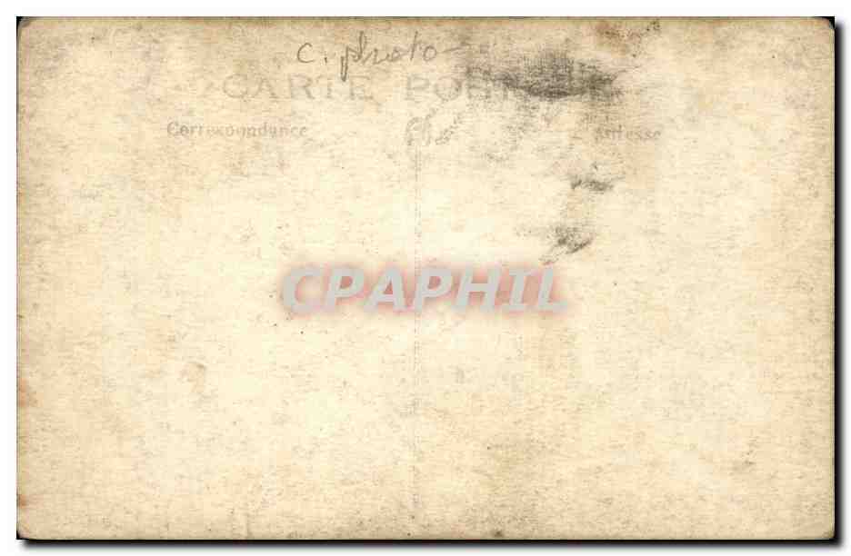 CARTE PHOTO Militaires Militaria 2eme section Rodez — Verso