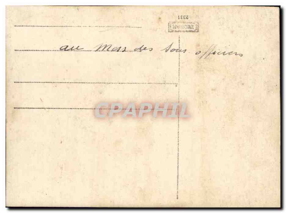 CARTE PHOTO Soldat Militaire militaria — Rückseite