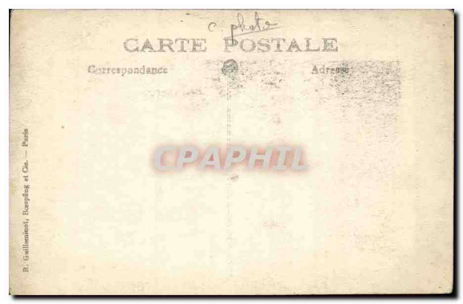 CARTE PHOTO Femme et enfant — Verso