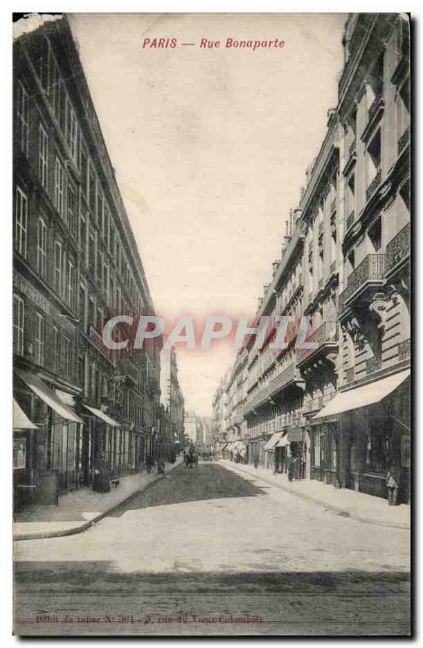 Paris 6 - Rue Bonaparte - CPA 