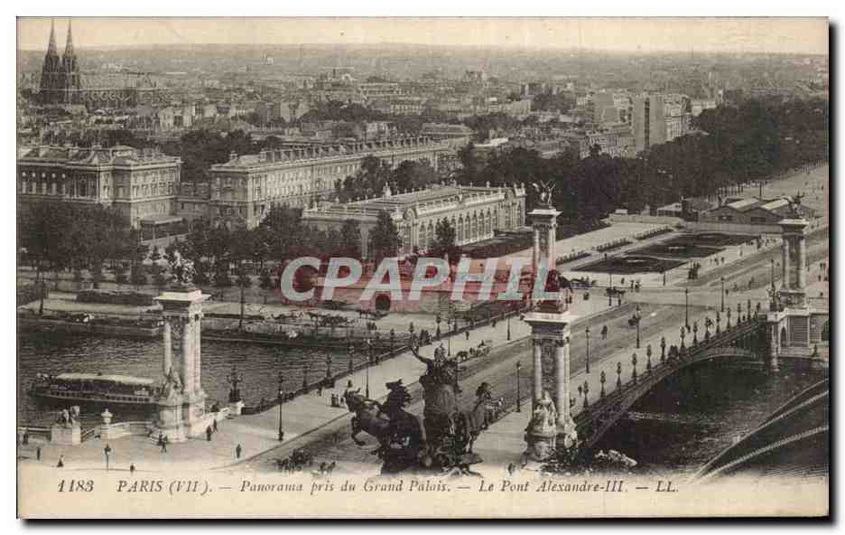 Paris 7 Panorama pres du Grand Palais - CPA 