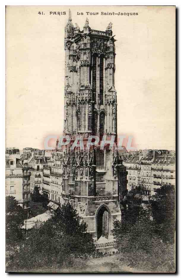 Paris 6 - La Tour Saint Jacques - CPA 