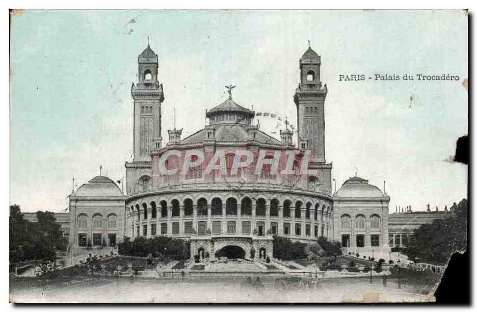 PARIS - Palais du Trocadéro — vue architecturale — éditeur non identifié