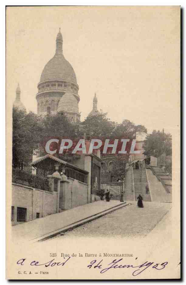 Paris - 14 Montmartre - Rue de la Barre - CPA 