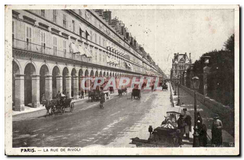 Paris - 1 - Rue de Rivoli - CPA 