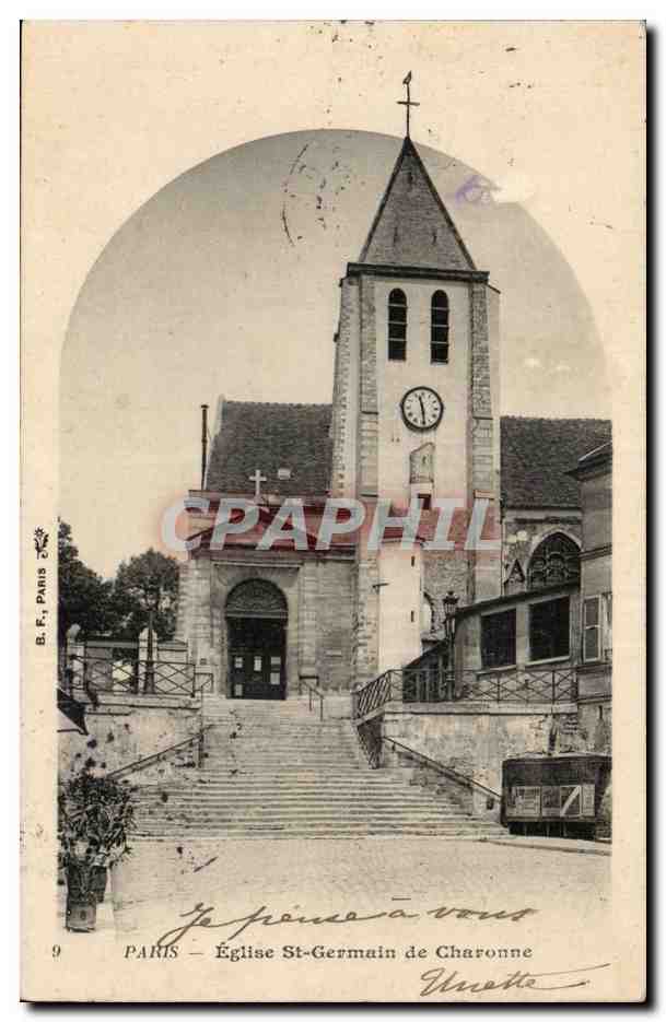 Paris - 20 - Eglise Saint Germain de Charonne - CPA 