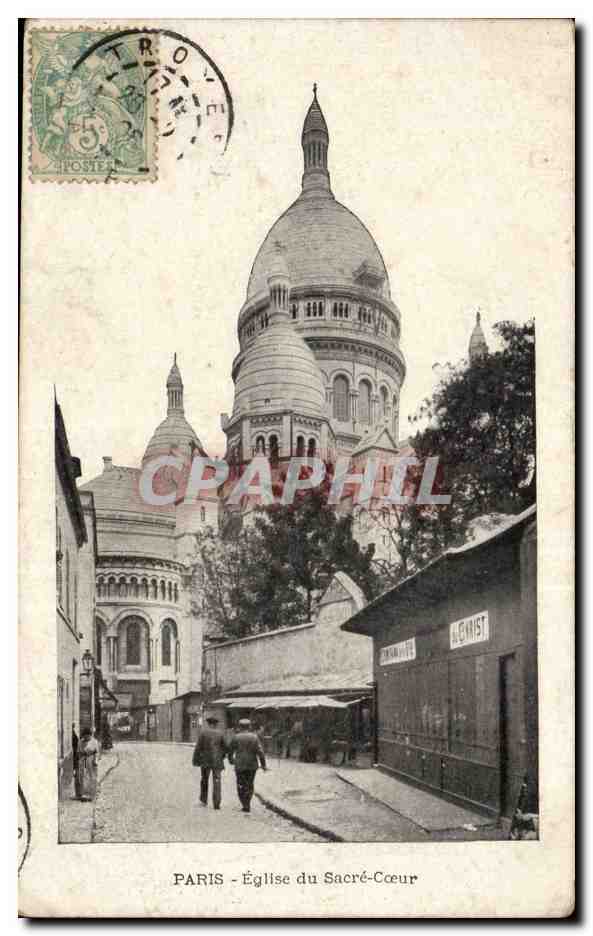 Paris - 14 Eglise de Sacre Coeur - CPA 