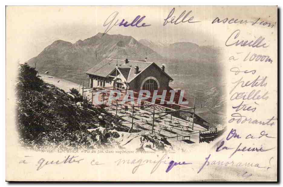 Lourdes - Pic du Jer - Gare Superieure - CPA 