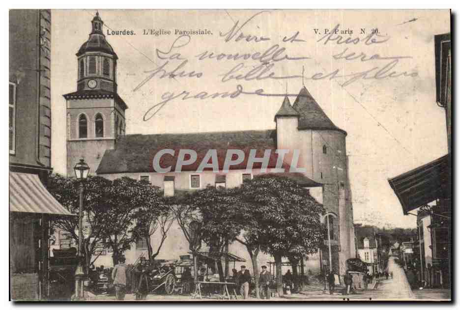 Lourdes. L'Église Paroissiale — V.P. Paris N. 20.