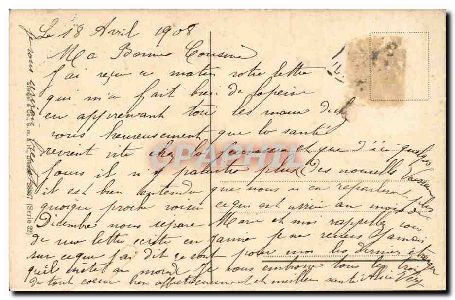 Fantaisie - Fete - Paques - arbres - pussywilow - CPA  — Rückseite