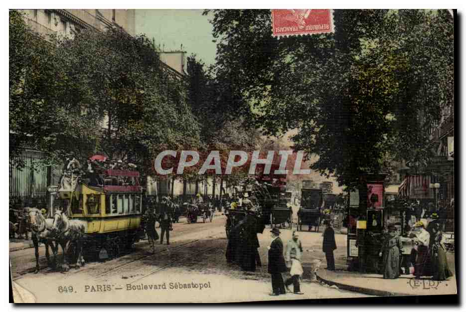 PARIS — Boulevard Sébastopol — Verleger E.L.P. Nr. 849