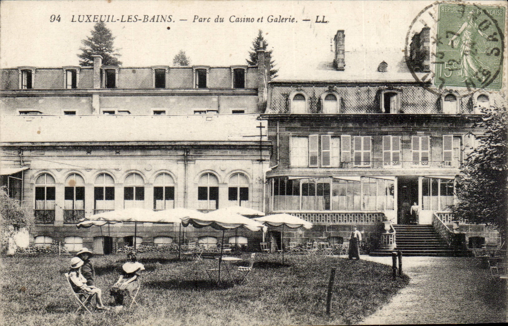 LUXEUIL-LES-BAINS — Parc du Casino et Galerie — LL.