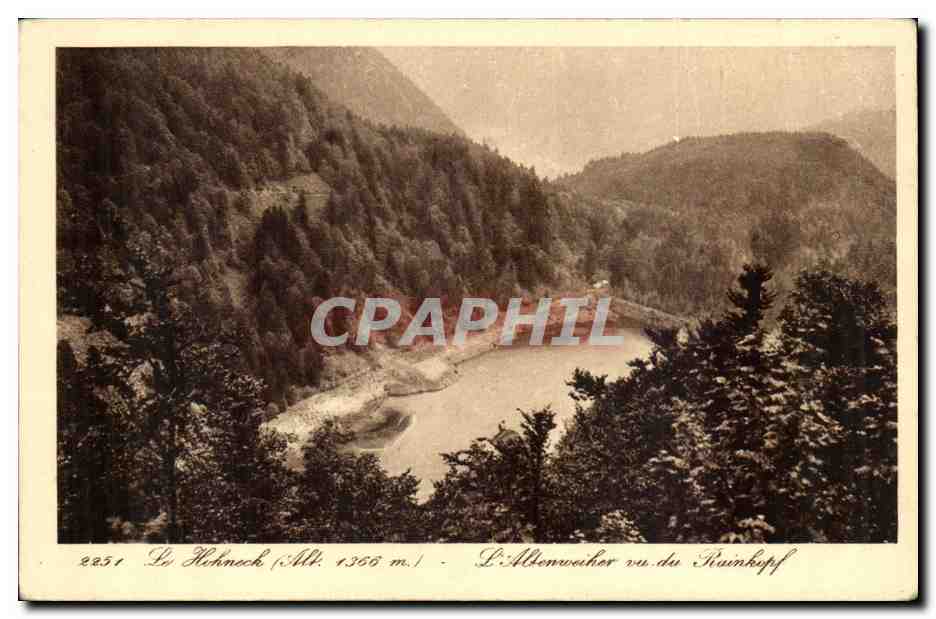 Le Hchnec (Alt. 1366 m.) - L'Almenwasser vu du Ruinkopf