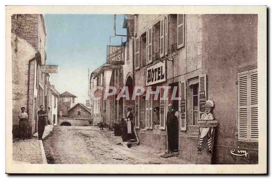 Alise-Sainte-Reine — Rue du Miroir — Hôtel Alésia — éditeur Coabier