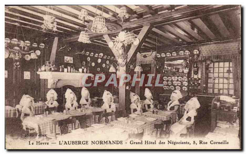 Le Havre - L'Auberge Normande - Hotel des Negociants 5 Rue Corneille - CPA 
