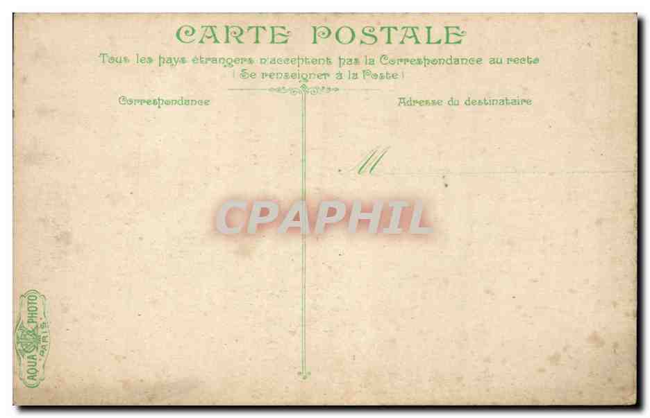 Grenoble - Hotel de Ville - Jardin - CPA  — Verso