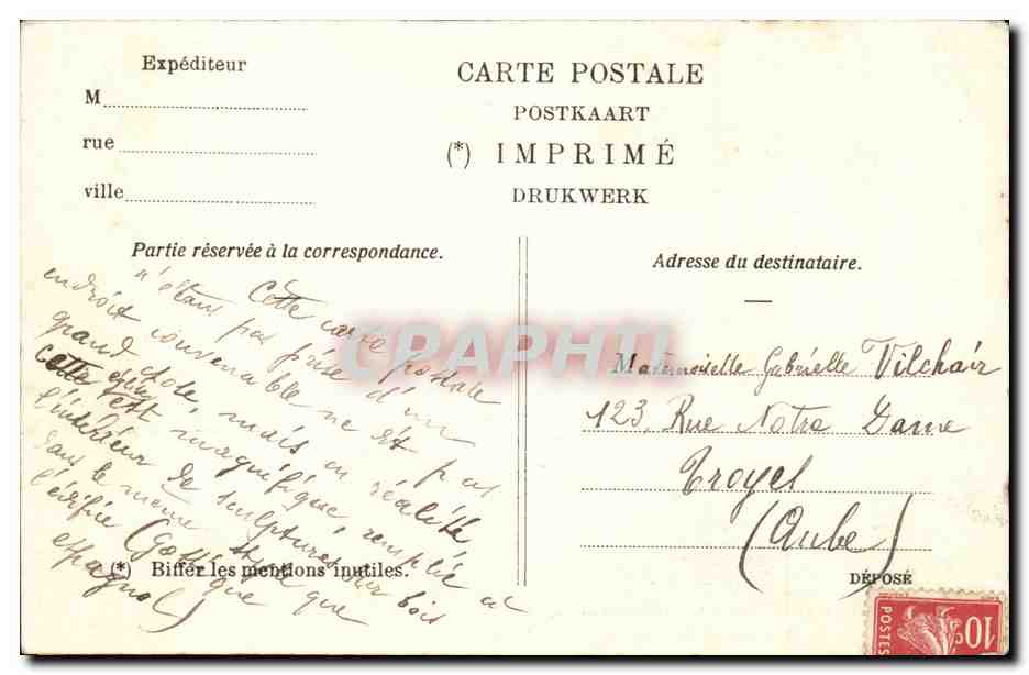 Belgique - Belgien - Furnes - Maitres autel de l'Eglise Ste Walburge - CPA  — Rückseite