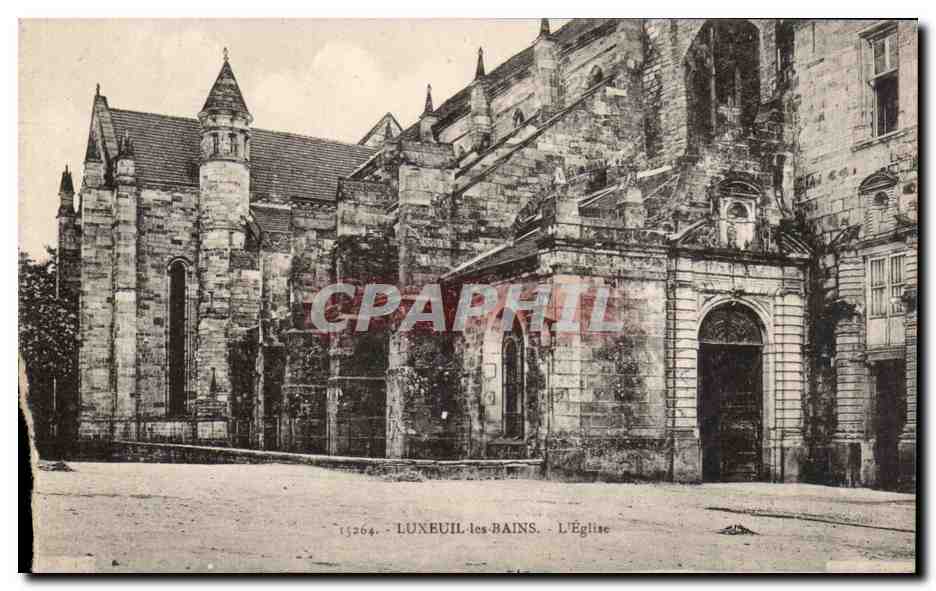 LUXEUIL-les-BAINS — L'Église — Édition L. Pinot, Luxeuil-les-Bains
