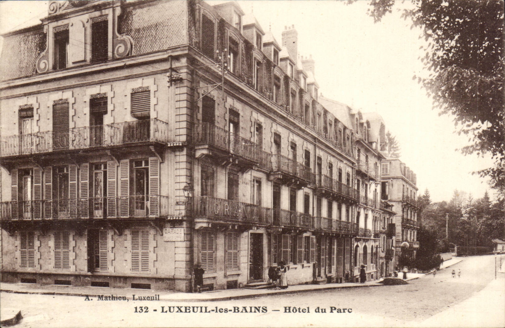 Luxeuil les Bains - Hotel du Parc - CPA 