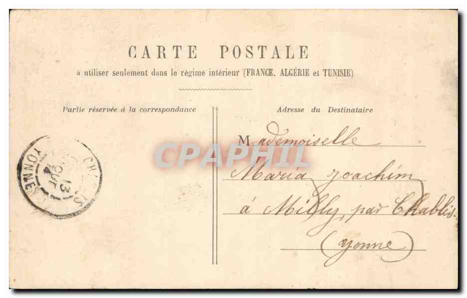 Fantaisie - Couple - velo - cycliste - Bonjour Rosine - Monsieur Pierre - CPA  — Rückseite