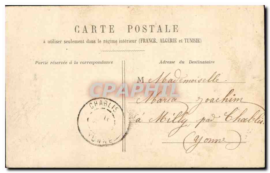 Fantaisie - Couple - velo - cycliste - J'ai voulu te revoir pour te dire comme tu es jolie - CPA  — Rückseite