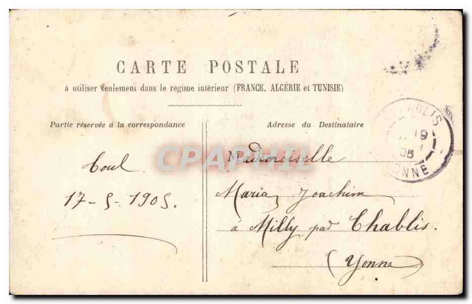 Fantaisie - Couple - Les Amoureux - C'est le Dimanche que les amoureux vont a la compagne - CPA  — Back