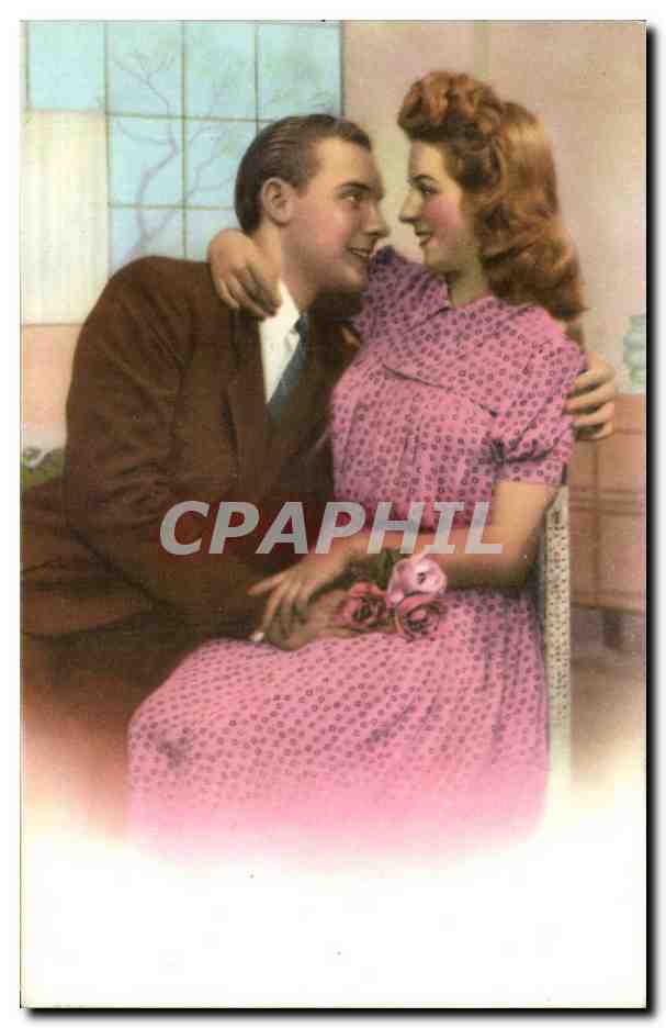 Fantaisie - Couple - Jolie Couple - CPA 