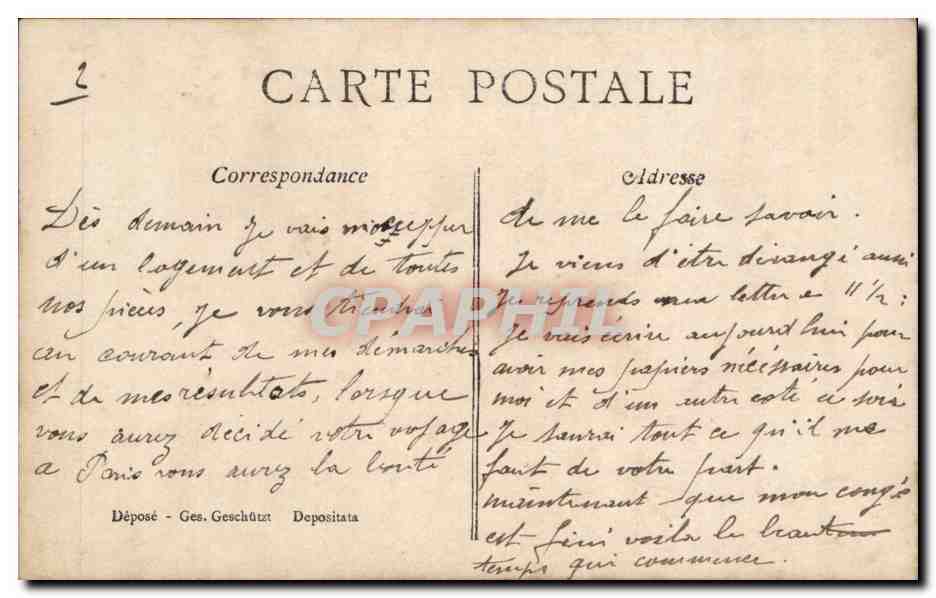 Fantaisie - Couple - Echangez sous le gui l'anneau des fiancailes - CPA  — Rückseite