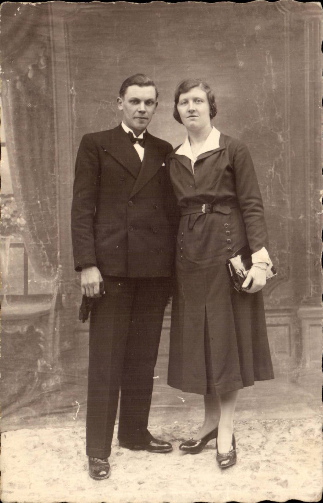 Fantaisie - Couple - CPA 