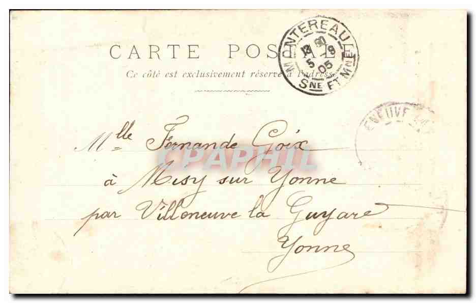 Junge Frau und Gentleman — Theater-Szene — Verlag P.G. — Rückseite