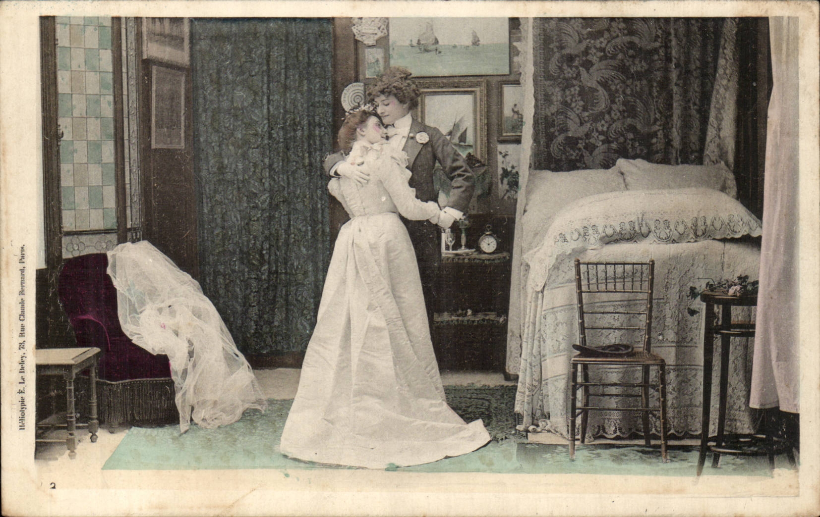 Mariage — Sujet photographique — Éditeur E. Le Debry, Paris, n°2