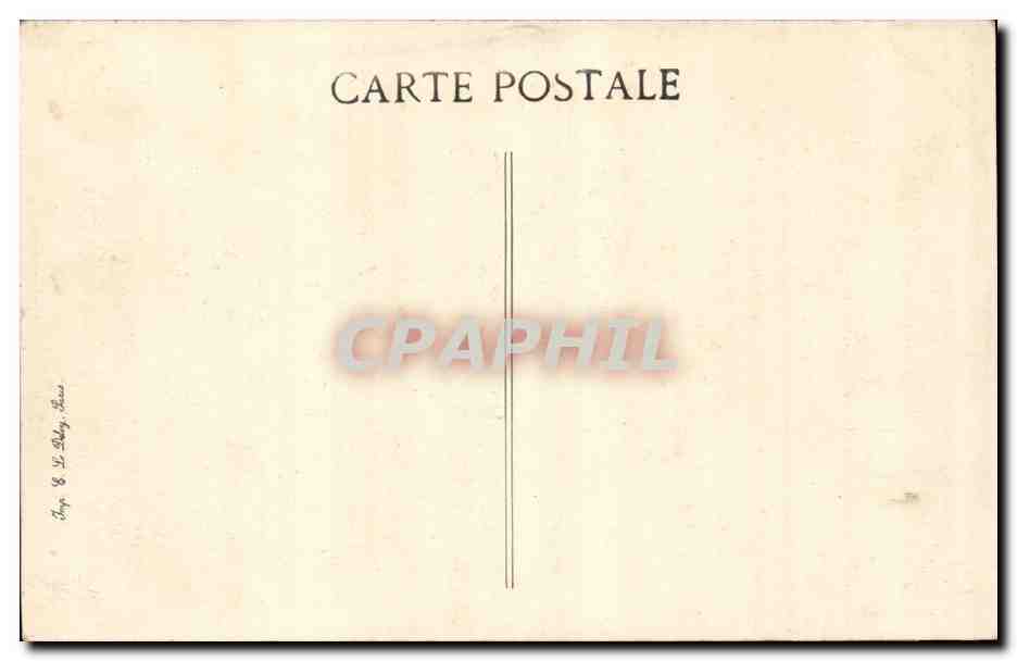Vitry le Francois CPA L'hopital (hospital) — Verso