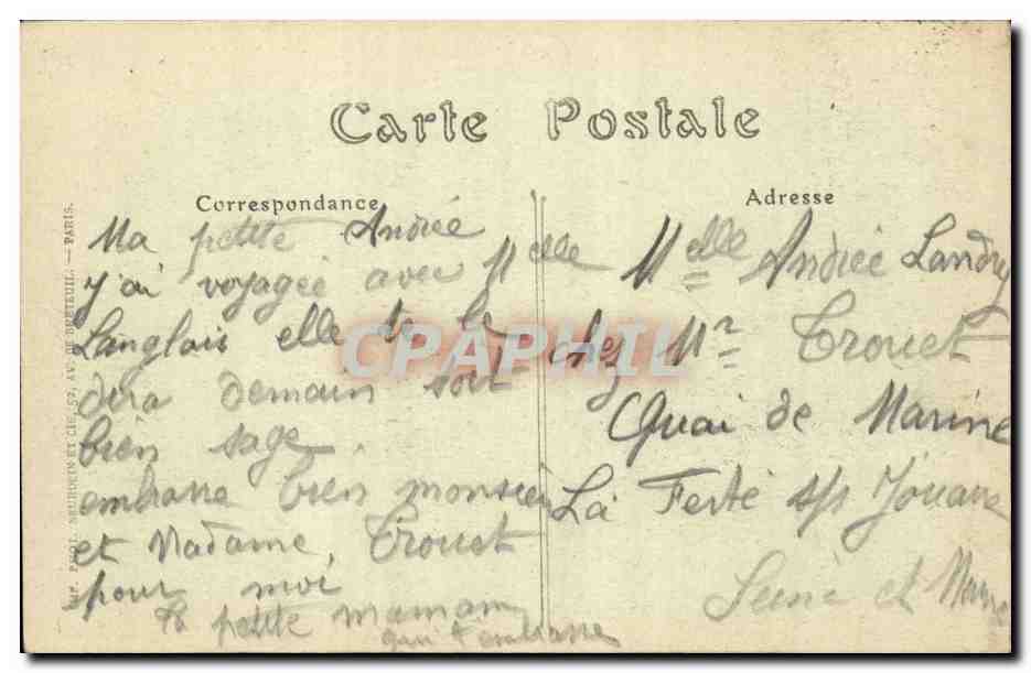 Chalons-sur-Marne — Alte Pforte, rue de Marne — JND Phot. — Rückseite