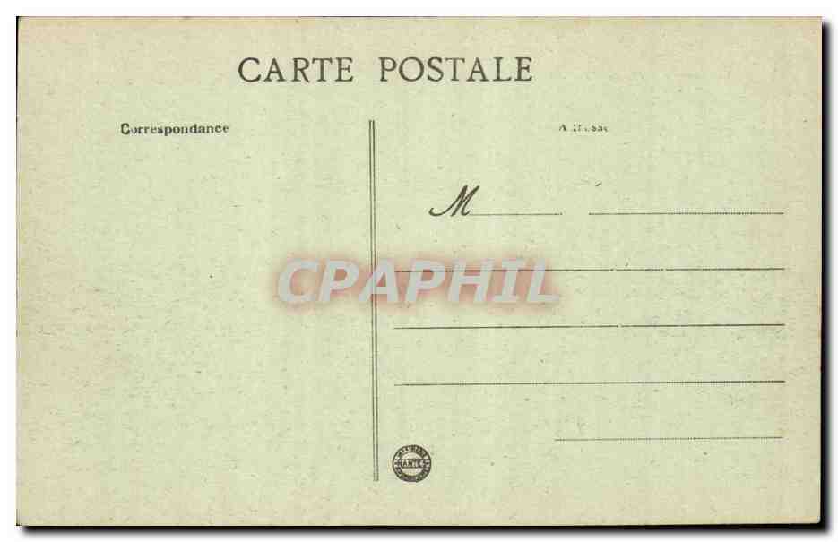 Sermaize les Bains CPA Ruines La ville detruite par les allemands — Back