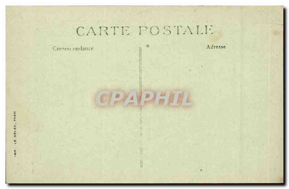 Suippes CPA 1920 Les ruines Rue Chevalot Aubert — Back