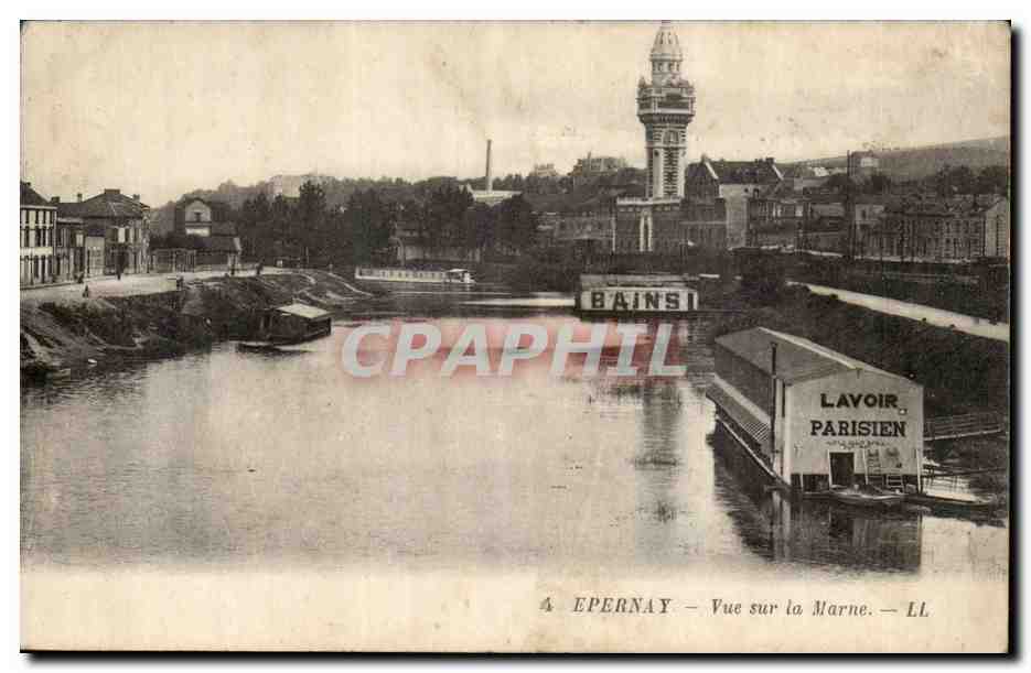 Epernay — Vue sur la Marne — LL