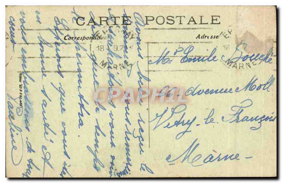 Epernay — Vue sur la Marne — LL — Rückseite