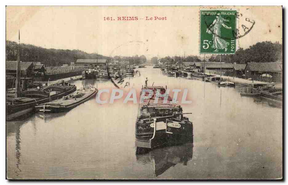 Reims — Le Port — CPAPHIL 161