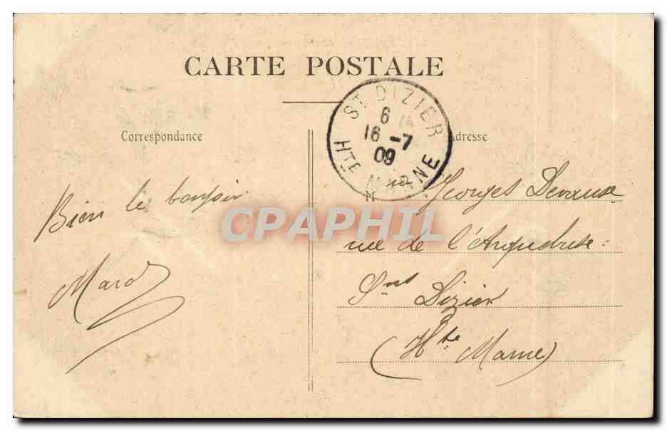Reims — Le Port — CPAPHIL 161 — Verso