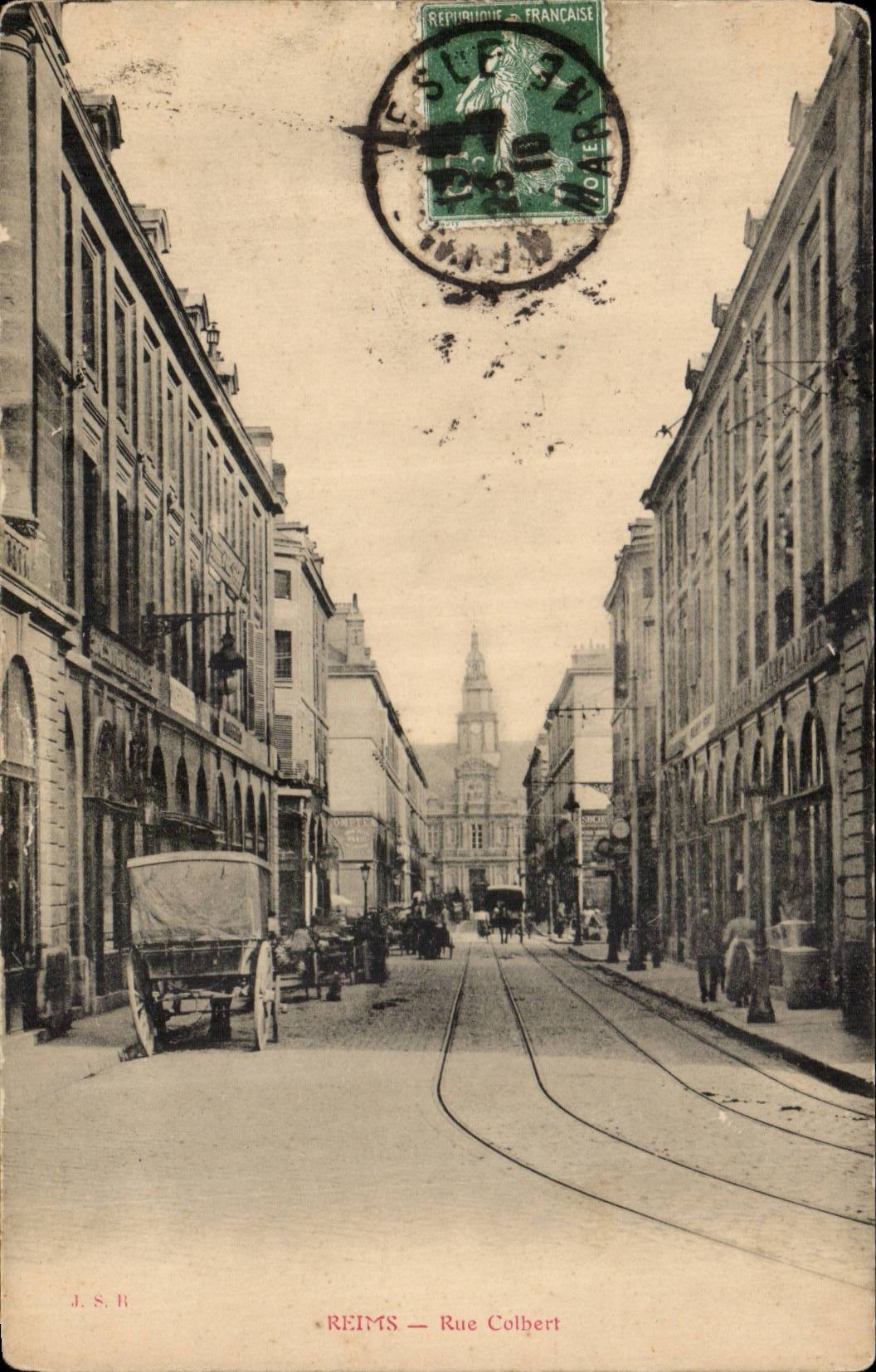 Reims — Rue Colbert — J.S.R.